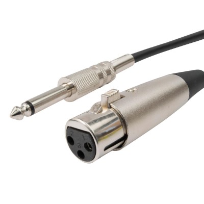 Kézi mikrofon, fekete, XLR-6,3mm - M 71